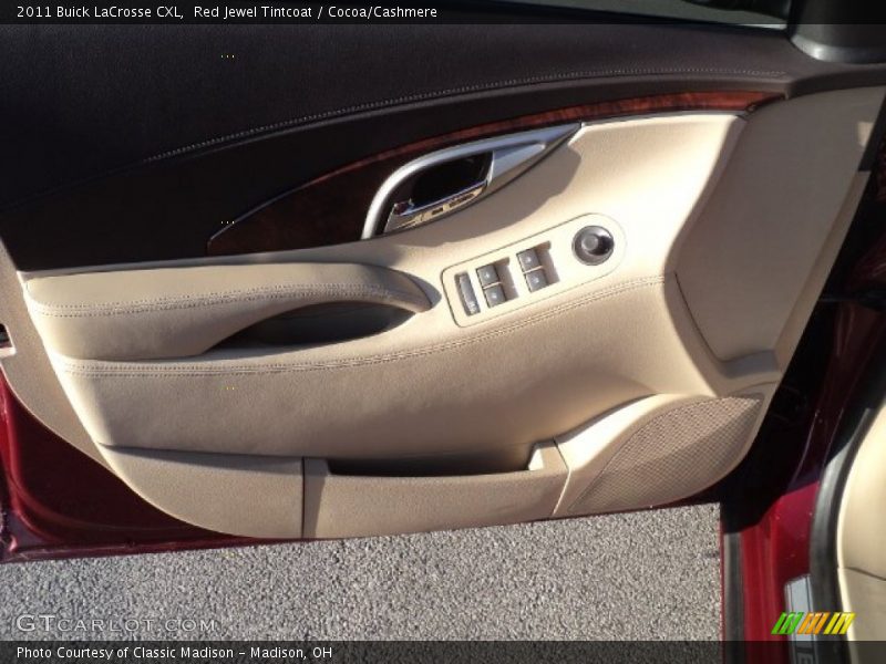 Red Jewel Tintcoat / Cocoa/Cashmere 2011 Buick LaCrosse CXL