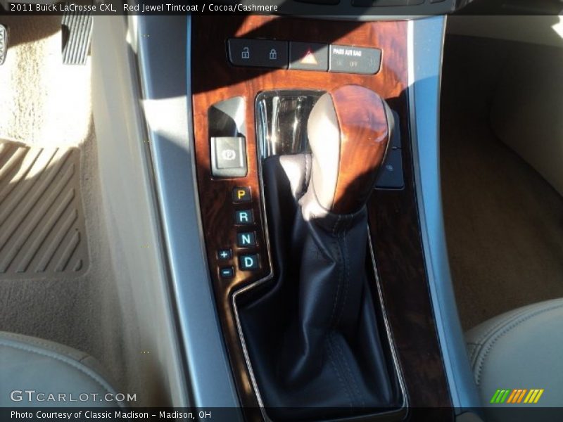 Red Jewel Tintcoat / Cocoa/Cashmere 2011 Buick LaCrosse CXL