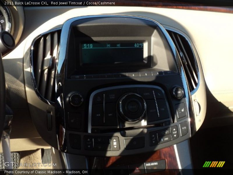 Red Jewel Tintcoat / Cocoa/Cashmere 2011 Buick LaCrosse CXL