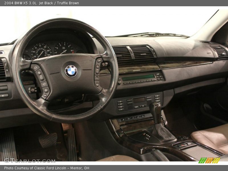Jet Black / Truffle Brown 2004 BMW X5 3.0i