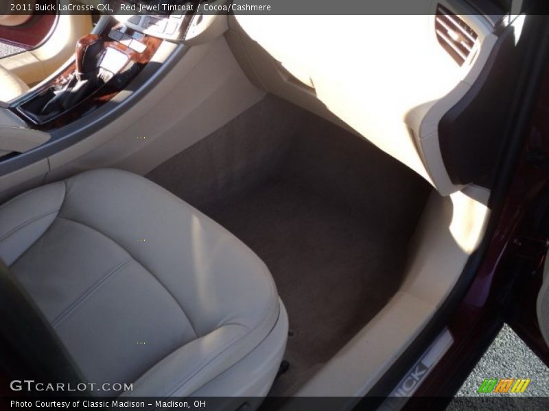 Red Jewel Tintcoat / Cocoa/Cashmere 2011 Buick LaCrosse CXL