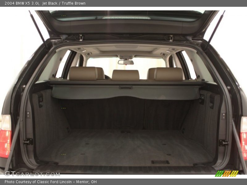 Jet Black / Truffle Brown 2004 BMW X5 3.0i