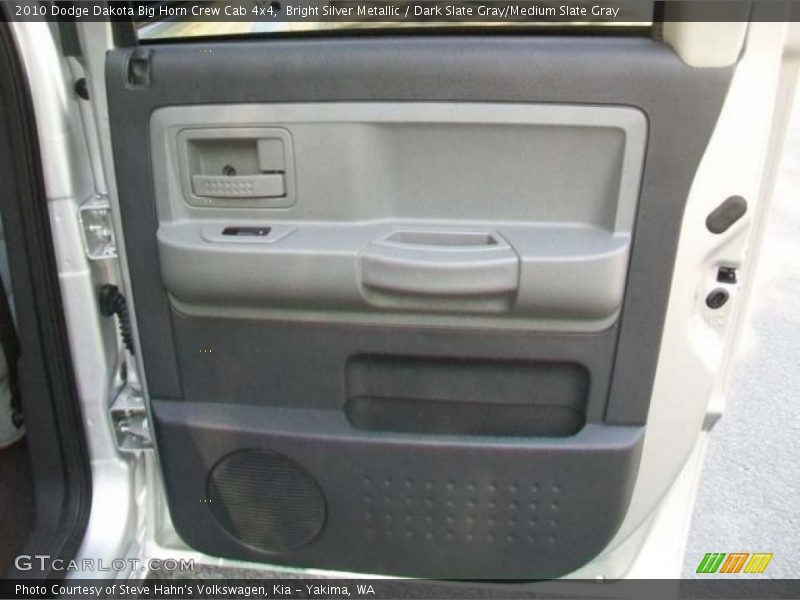 Bright Silver Metallic / Dark Slate Gray/Medium Slate Gray 2010 Dodge Dakota Big Horn Crew Cab 4x4