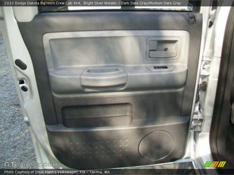 Bright Silver Metallic / Dark Slate Gray/Medium Slate Gray 2010 Dodge Dakota Big Horn Crew Cab 4x4
