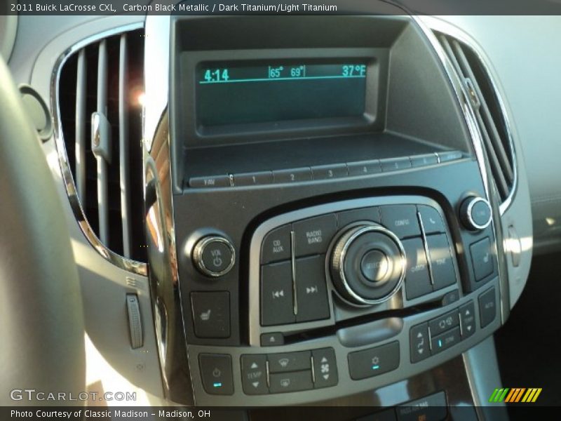 Carbon Black Metallic / Dark Titanium/Light Titanium 2011 Buick LaCrosse CXL