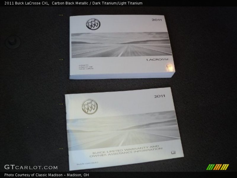 Carbon Black Metallic / Dark Titanium/Light Titanium 2011 Buick LaCrosse CXL