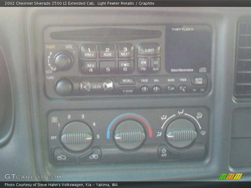 Light Pewter Metallic / Graphite 2002 Chevrolet Silverado 2500 LS Extended Cab