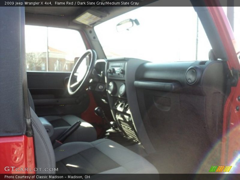 Flame Red / Dark Slate Gray/Medium Slate Gray 2009 Jeep Wrangler X 4x4