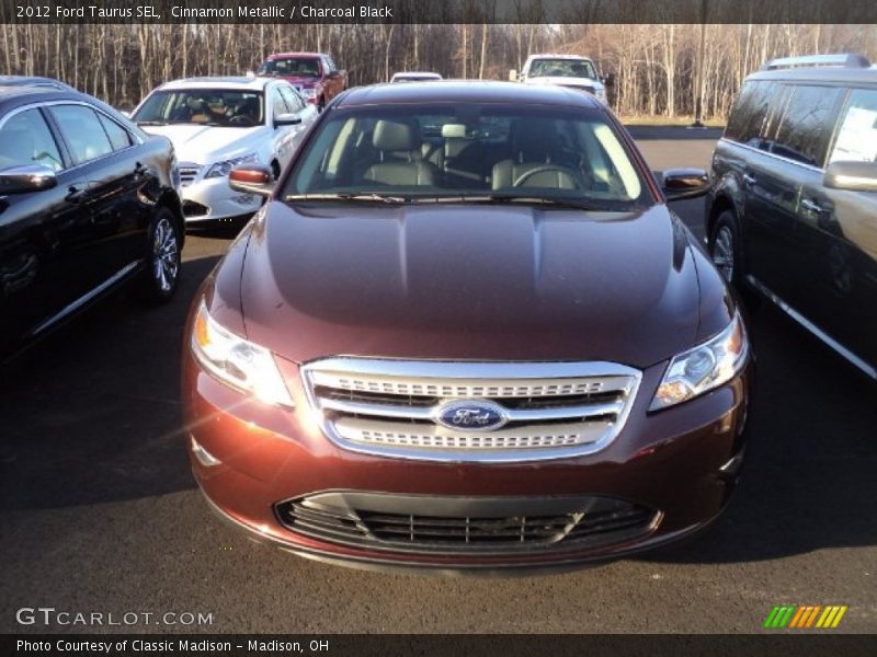 Cinnamon Metallic / Charcoal Black 2012 Ford Taurus SEL