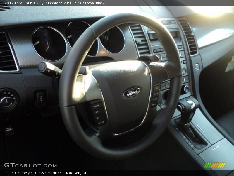 Cinnamon Metallic / Charcoal Black 2012 Ford Taurus SEL