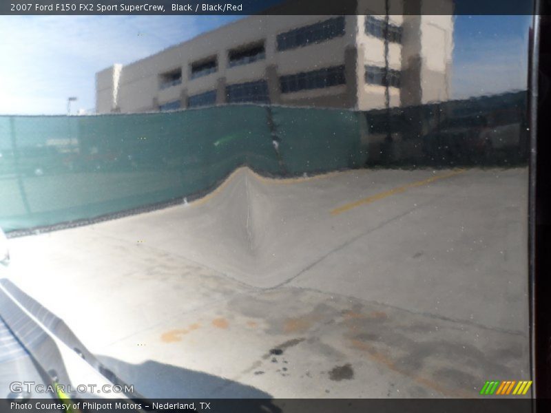 Black / Black/Red 2007 Ford F150 FX2 Sport SuperCrew