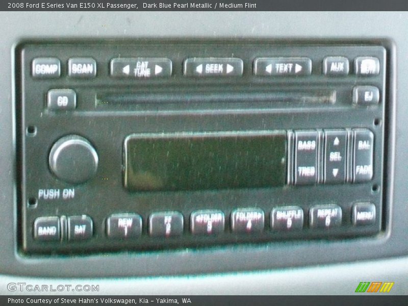 Dark Blue Pearl Metallic / Medium Flint 2008 Ford E Series Van E150 XL Passenger