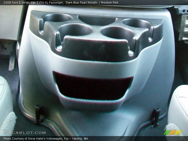 Dark Blue Pearl Metallic / Medium Flint 2008 Ford E Series Van E150 XL Passenger