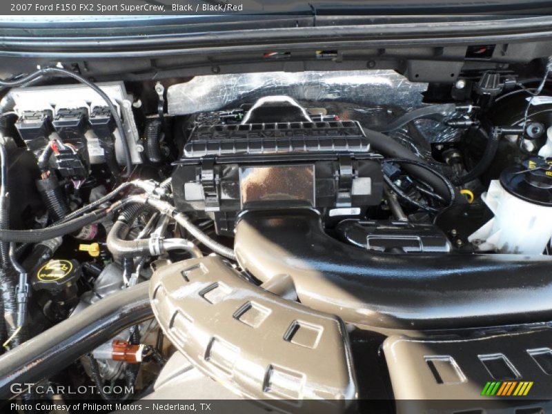 Black / Black/Red 2007 Ford F150 FX2 Sport SuperCrew