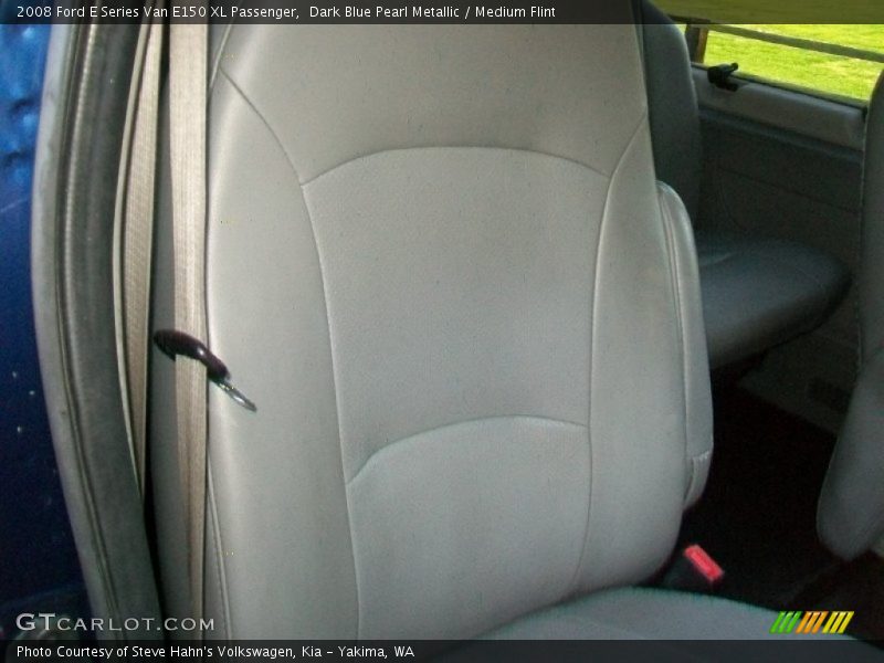 Dark Blue Pearl Metallic / Medium Flint 2008 Ford E Series Van E150 XL Passenger