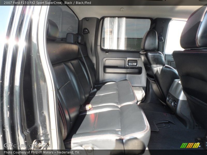Black / Black/Red 2007 Ford F150 FX2 Sport SuperCrew