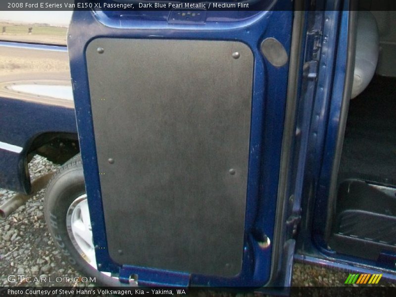 Dark Blue Pearl Metallic / Medium Flint 2008 Ford E Series Van E150 XL Passenger