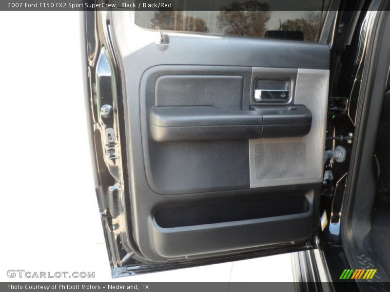 Black / Black/Red 2007 Ford F150 FX2 Sport SuperCrew