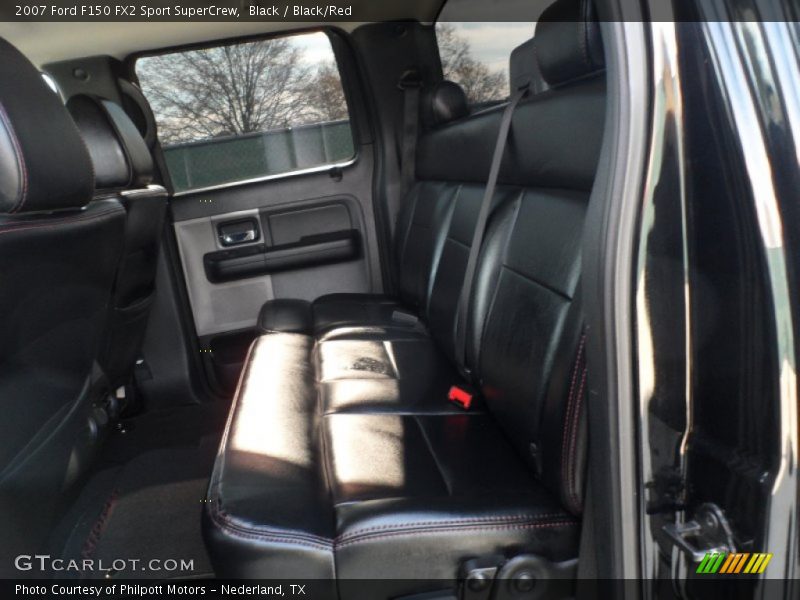 Black / Black/Red 2007 Ford F150 FX2 Sport SuperCrew