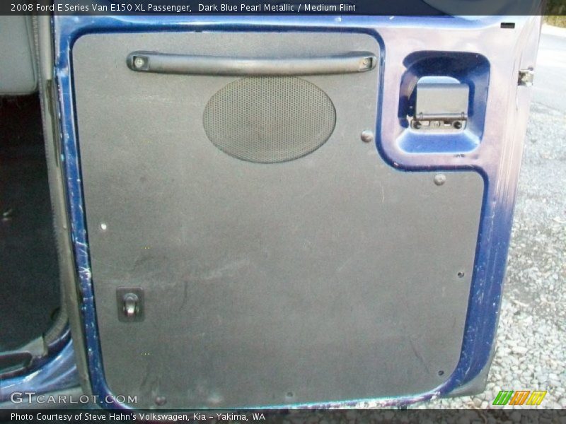 Dark Blue Pearl Metallic / Medium Flint 2008 Ford E Series Van E150 XL Passenger