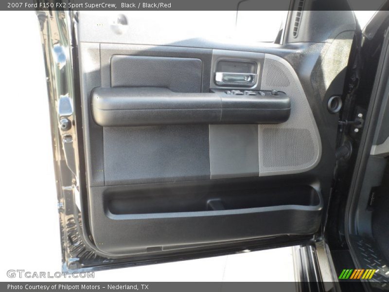 Black / Black/Red 2007 Ford F150 FX2 Sport SuperCrew