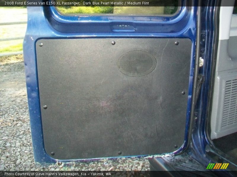 Dark Blue Pearl Metallic / Medium Flint 2008 Ford E Series Van E150 XL Passenger