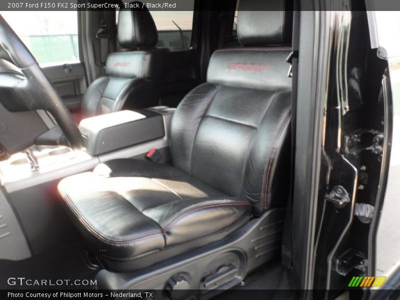 2007 F150 FX2 Sport SuperCrew Black/Red Interior