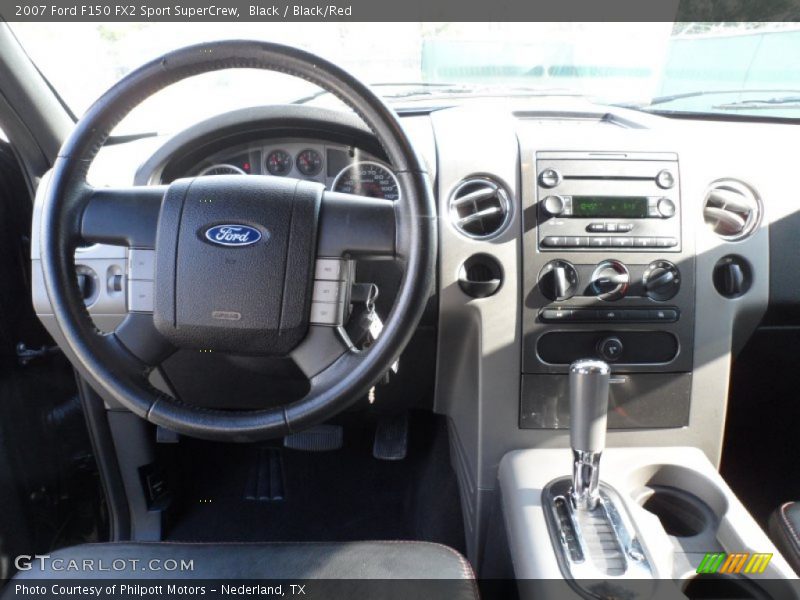 Black / Black/Red 2007 Ford F150 FX2 Sport SuperCrew