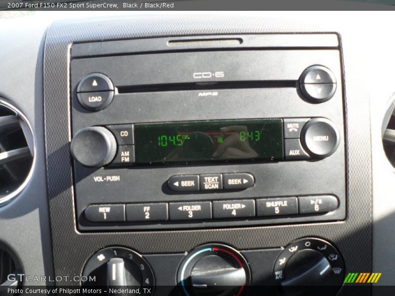 Black / Black/Red 2007 Ford F150 FX2 Sport SuperCrew