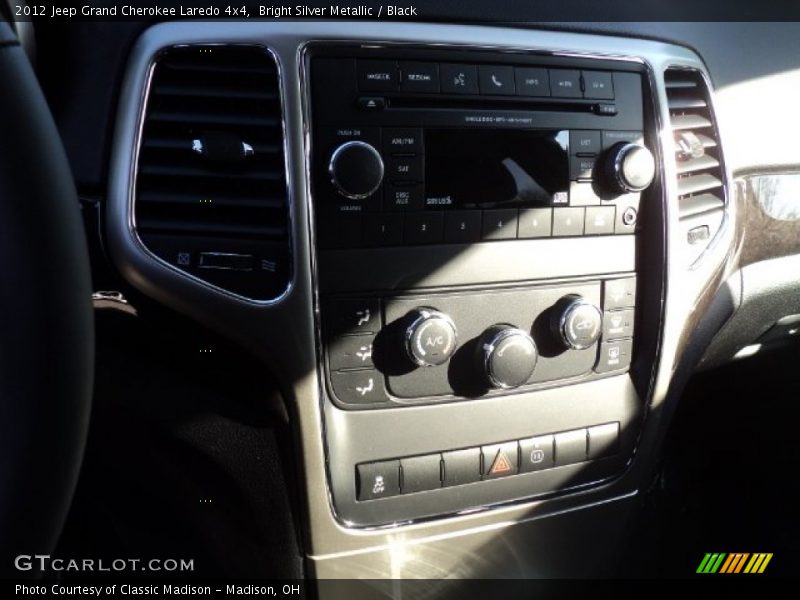 Bright Silver Metallic / Black 2012 Jeep Grand Cherokee Laredo 4x4