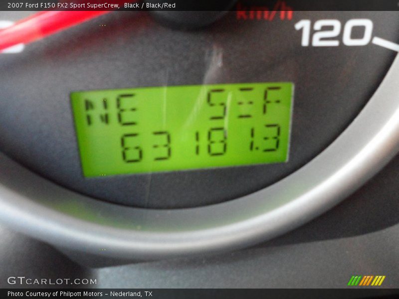 Black / Black/Red 2007 Ford F150 FX2 Sport SuperCrew