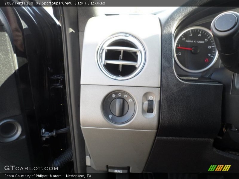 Black / Black/Red 2007 Ford F150 FX2 Sport SuperCrew