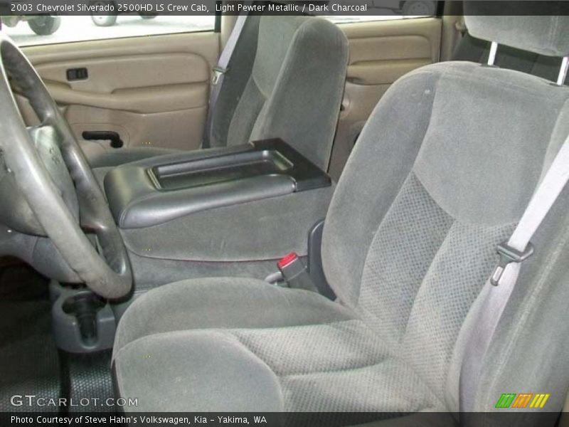 Light Pewter Metallic / Dark Charcoal 2003 Chevrolet Silverado 2500HD LS Crew Cab