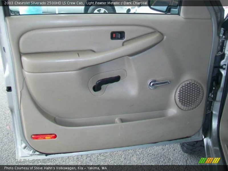 Light Pewter Metallic / Dark Charcoal 2003 Chevrolet Silverado 2500HD LS Crew Cab