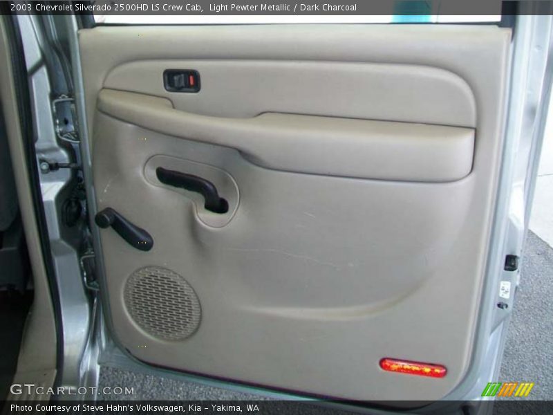 Light Pewter Metallic / Dark Charcoal 2003 Chevrolet Silverado 2500HD LS Crew Cab