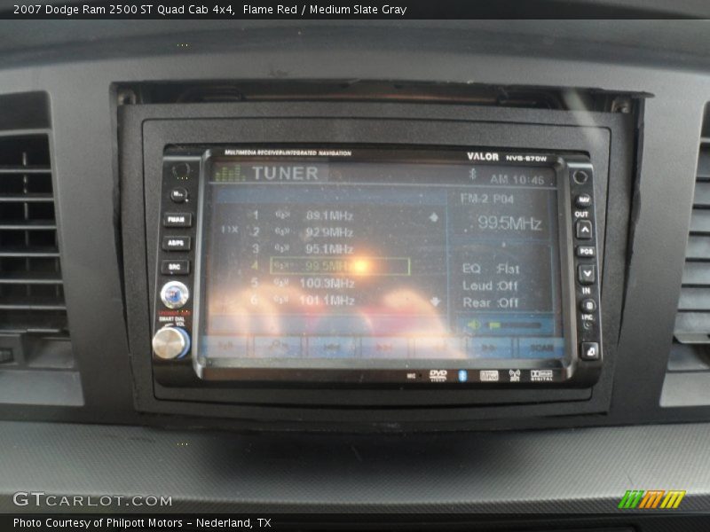 Flame Red / Medium Slate Gray 2007 Dodge Ram 2500 ST Quad Cab 4x4