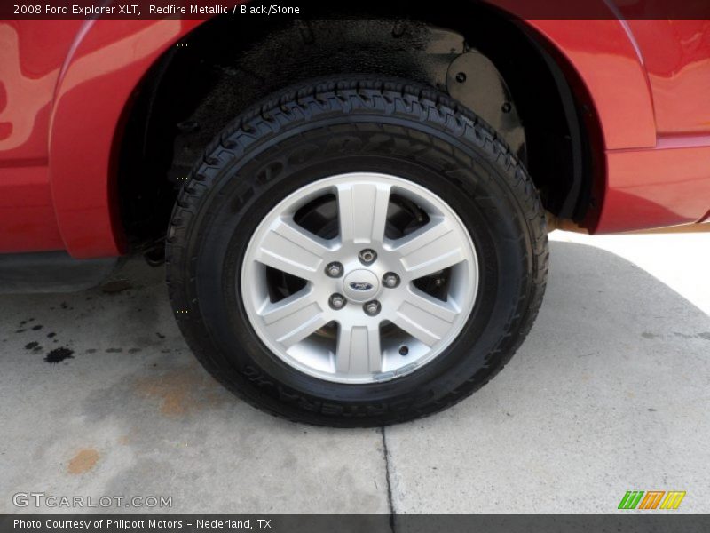 Redfire Metallic / Black/Stone 2008 Ford Explorer XLT