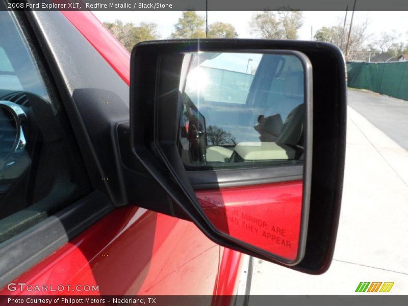 Redfire Metallic / Black/Stone 2008 Ford Explorer XLT