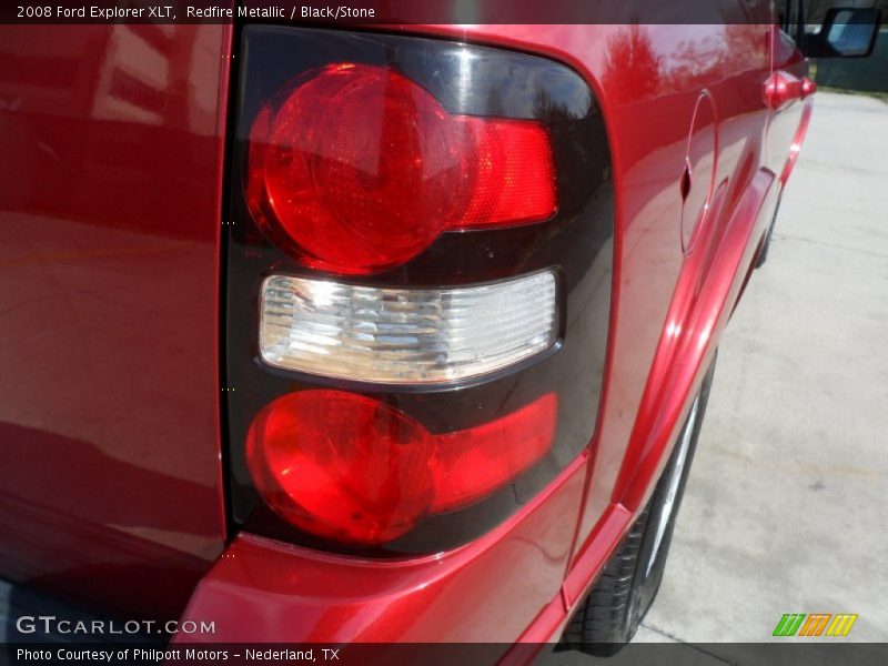 Redfire Metallic / Black/Stone 2008 Ford Explorer XLT