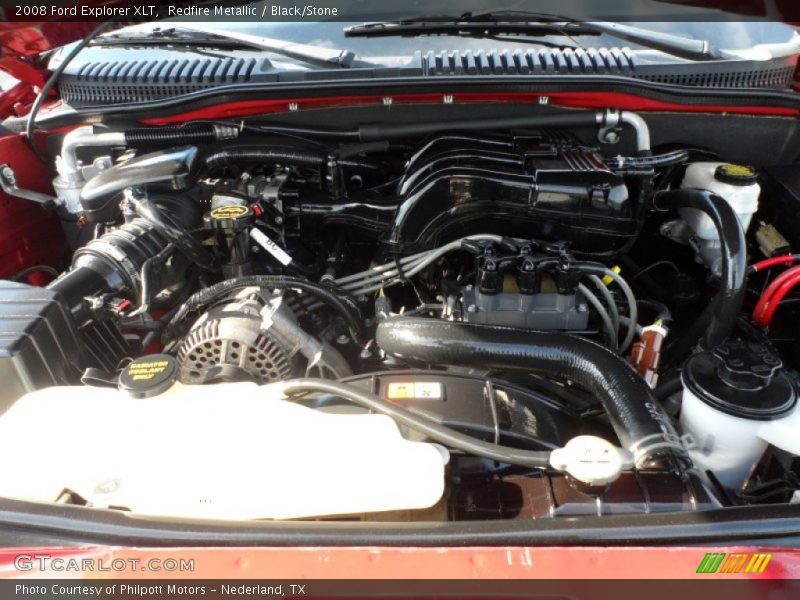 Redfire Metallic / Black/Stone 2008 Ford Explorer XLT