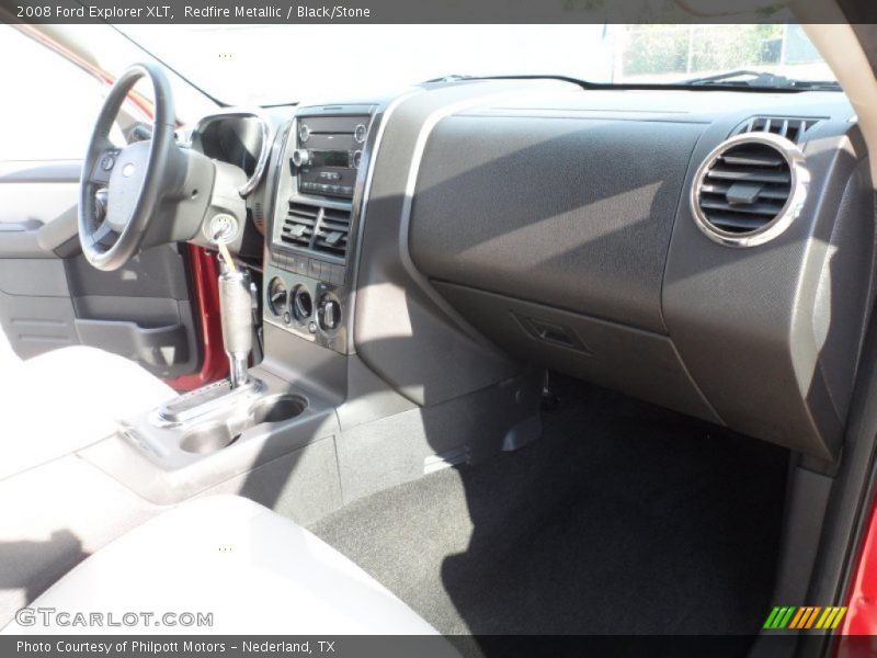 Redfire Metallic / Black/Stone 2008 Ford Explorer XLT