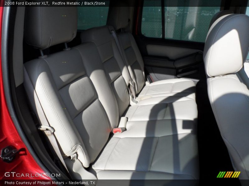 Redfire Metallic / Black/Stone 2008 Ford Explorer XLT