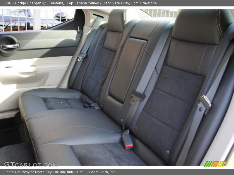 Top Banana Yellow / Dark Slate Gray/Light Graystone 2006 Dodge Charger R/T Daytona