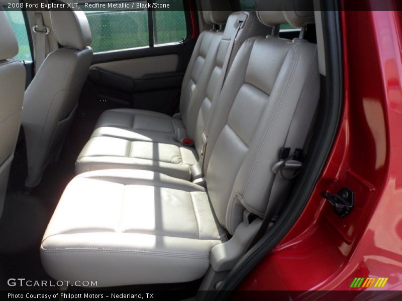 Redfire Metallic / Black/Stone 2008 Ford Explorer XLT