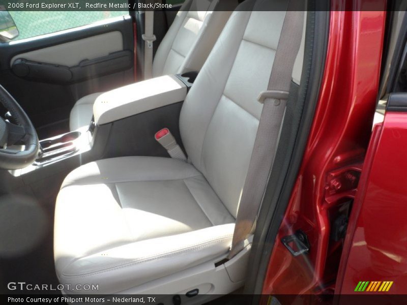 Redfire Metallic / Black/Stone 2008 Ford Explorer XLT