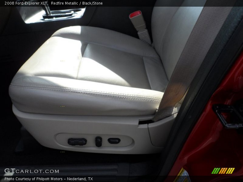 Redfire Metallic / Black/Stone 2008 Ford Explorer XLT