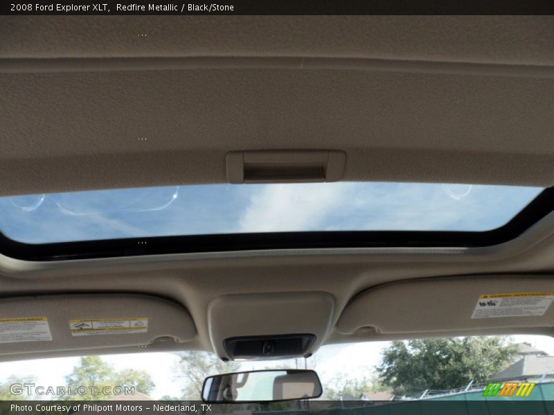 Redfire Metallic / Black/Stone 2008 Ford Explorer XLT