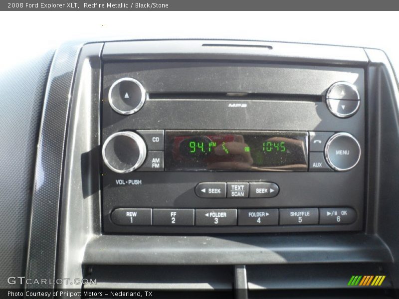 Redfire Metallic / Black/Stone 2008 Ford Explorer XLT