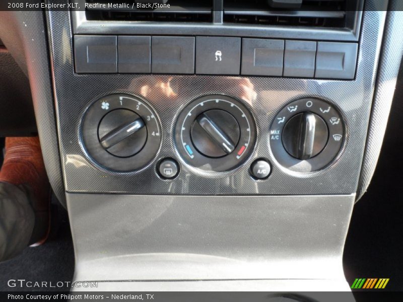Redfire Metallic / Black/Stone 2008 Ford Explorer XLT