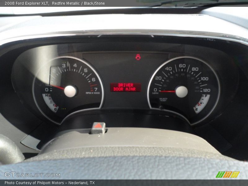 Redfire Metallic / Black/Stone 2008 Ford Explorer XLT